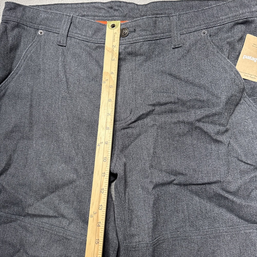 Patagonia Iron Forge Double Knee Pants‎ Womens Sz 16 Black Hemp Organic Outdoors - Picture 4 of 15